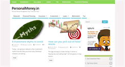 Desktop Screenshot of personalmoney.in