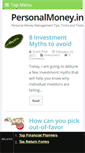 Mobile Screenshot of personalmoney.in
