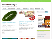 Tablet Screenshot of personalmoney.in